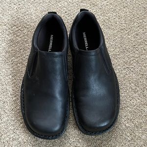 NWOT Merrell Men’s World Legend 2 size 7.5 W Black Moc Loafer